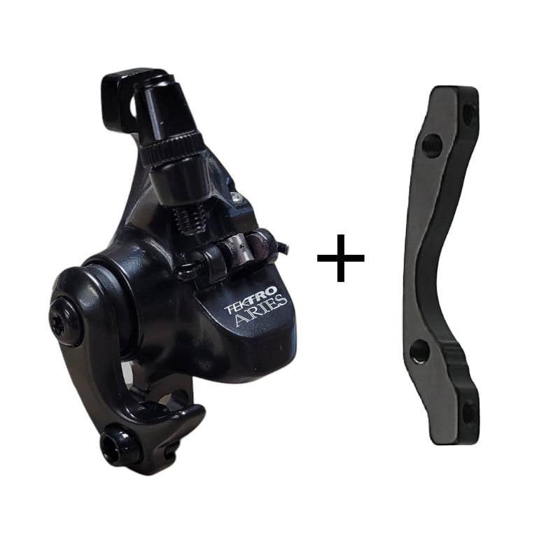 Freno de disco mecanico TEKTRO +Adaptador delantero